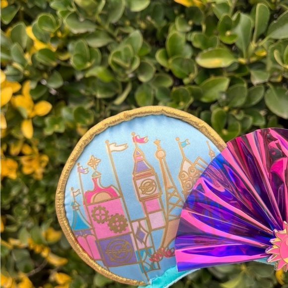 Disney Parks It’s a Small World Minnie Mouse Ears Bow Headband 2025 - Picture 3 of 10